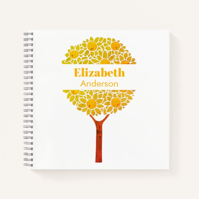 Orange tree Notebook (Front)