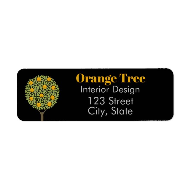 Orange tree return address (Front)