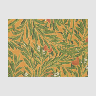 Orange Tree Vintage Wallpaper Pattern Art Nouveau Tissue Paper
