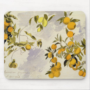 Orange Trees, 1863 (w/c, pen and ink over graphite Mouse Pad