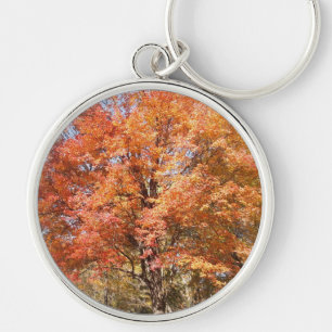 Orange Trees Key Ring