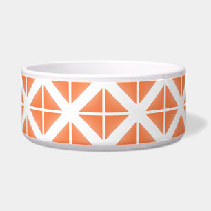 Orange Trendy Triangle Pattern