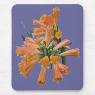 Orange Tropical Flower Mousepad