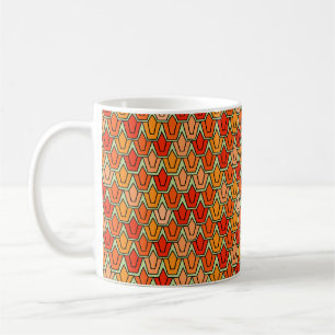Orange Tulip Field Coffee Mug