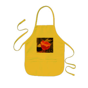 Orange Tulip Kids Apron
