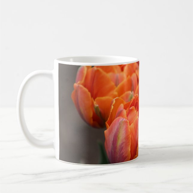Orange tulip mug (Left)
