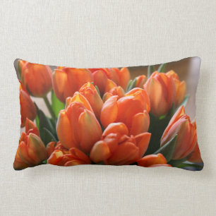 Orange Tulip Pillow