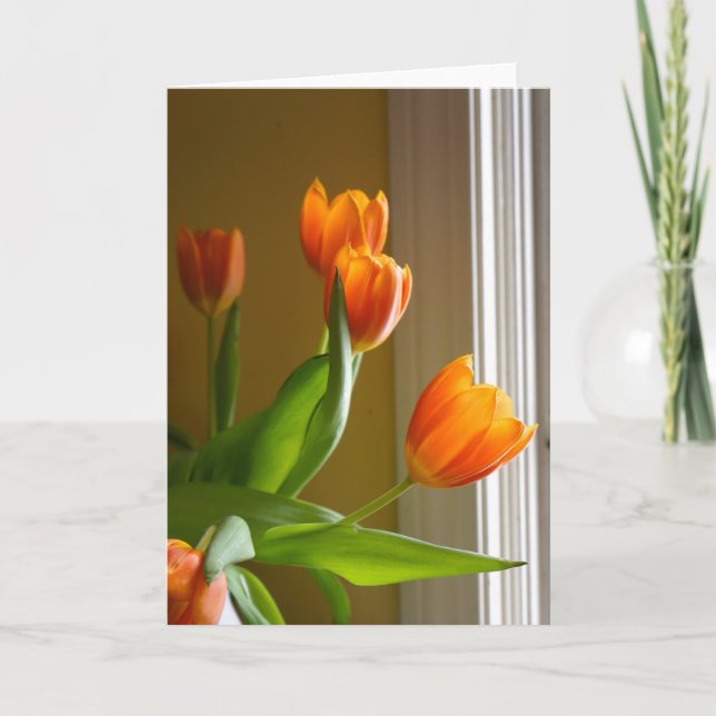 Orange Tulips | Brad Hines Photography Notecard (Front)
