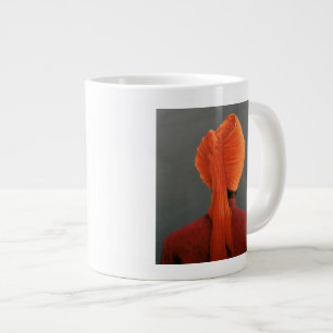 Orange Turban Large Coffee Mug