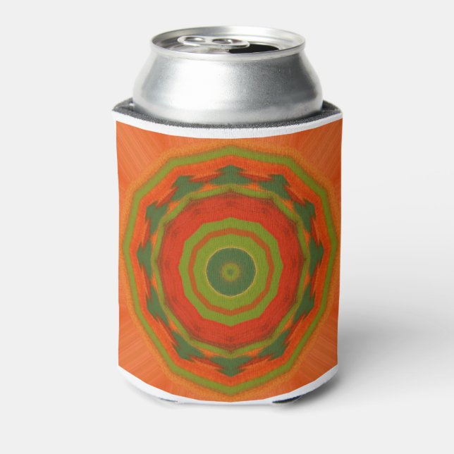 Orange Twirl Can Cooler (Can Back)