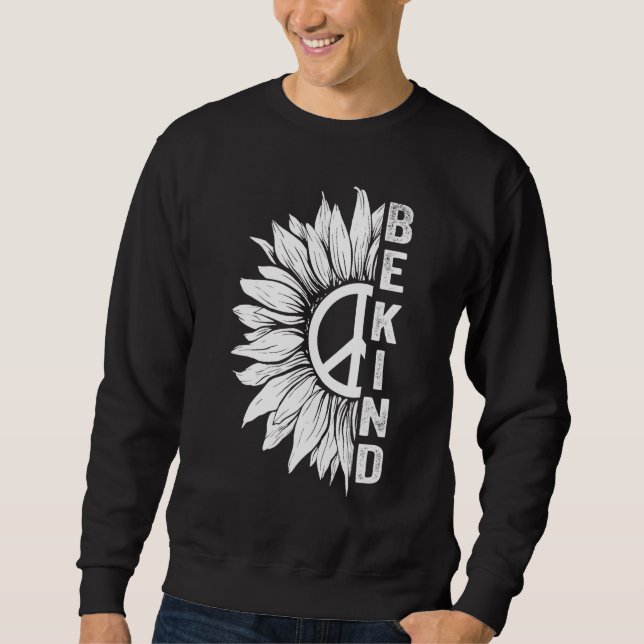 Orange Unity Day Anti Bullying Be Kind Sunflower P Sweatshirt (Front)