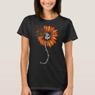Orange Unity Day Be Kind Anti Bullying Tie Dye Sun T-Shirt