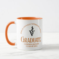 Orange Veterinary School Graduation Custom
