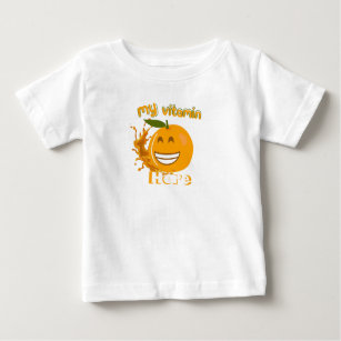 Orange Vitamin C  Baby T-Shirt