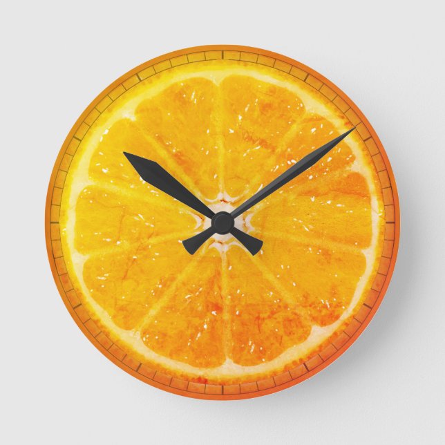 Orange Wall Clock (Front)