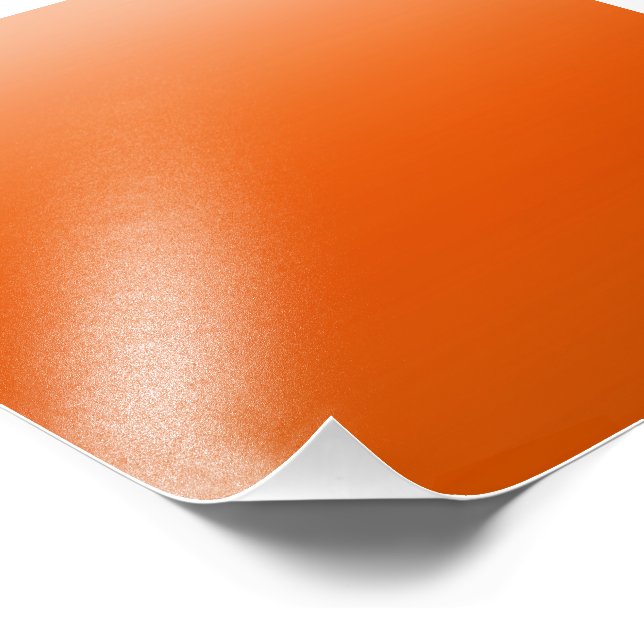 Orange Wallpaper Background Photo Print (Corner)