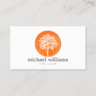 Orange Watercolor Tree Life Coach, Counsellors