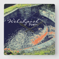 Orange Waterfall & Pool in Welshpool, Powys