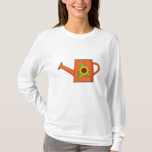 Orange Watering Can with Sunflower T-Shirt