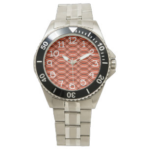 Orange Waves Watch