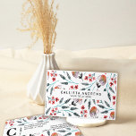 Orange Weeping Flowers Watercolor Pattern<br><div class="desc">This modern and artsy design is perfect for the trendy and stylish woman. It features hand-painted orange, coral red, dark sage green, and white watercolor flowers and leaves wildflower pattern. It's artistic, country, cute, simple, and sweet. Stylise with this hand-painted artwork done by the artist of La Femme, Rachel Matheney....</div>
