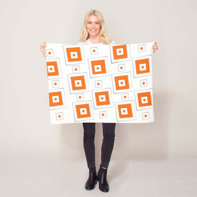 Orange White Blanket (In Situ)