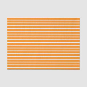 ORANGE & WHITE HALLOWEEN STRIPES TISSUE PAPER