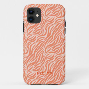 Orange Wild Tiger Stripes Case-Mate iPhone Case