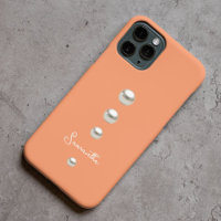 orange with pearls