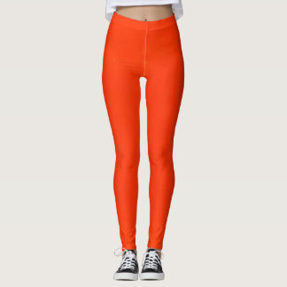 Orange women leggings. leggings