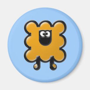 orange woollie magnet