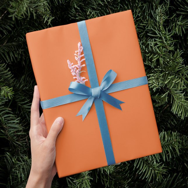 Orange wrapping paper, birthday gift wrapping wrapping paper (Creator Uploaded)
