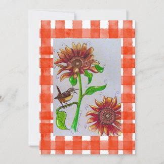 Orange Wren invitation