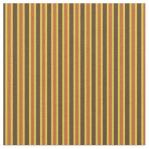 orange, yellow and brown stripes fabric
