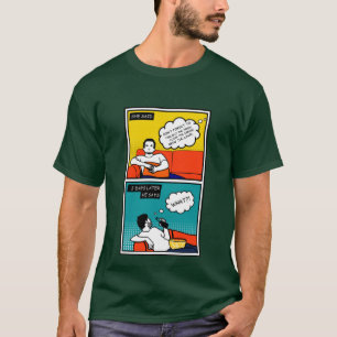 orange yellow blue Honey Do Rugged Geek Comics T-Shirt
