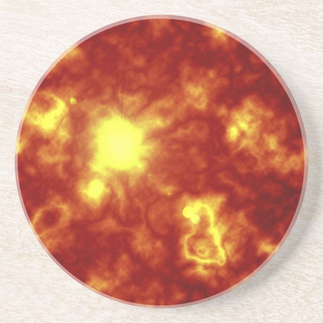 Orange & Yellow Coaster (Front)