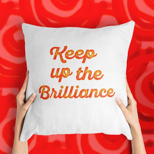 Orange Yellow Font Design with Motivating Message Cushion (Creator Uploaded)