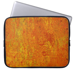 Orange yellow grunge backgroundabstract,art,backgr laptop sleeve