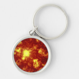 Orange & Yellow Key Ring