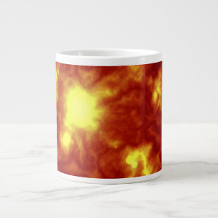 Orange & Yellow Large Coffee Mug