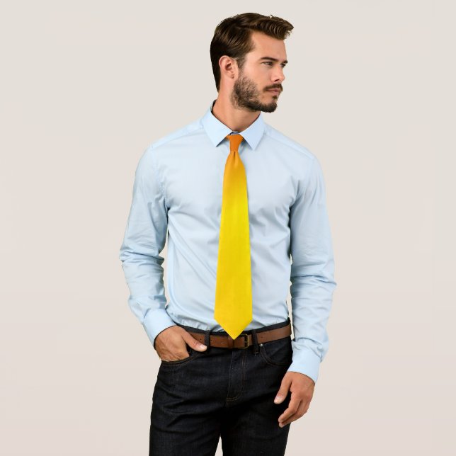 Orange Yellow Ombre Tie (In Situ)