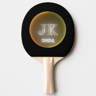 Orange Yellow Ping Pong Paddle JK 2024