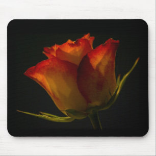Orange & Yellow Rose Mouse Pad