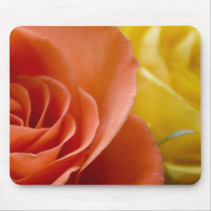 Orange & Yellow Roses Mouse Pad