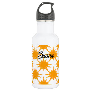Orange Yellow Sunny Suns 532 Ml Water Bottle