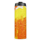 Orange Yellow White Abstract