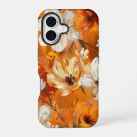 ORANGE YELLOW WHITE FALL ANEMONE POPPY FLOWERS