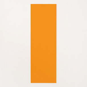 Orange yoga mat
