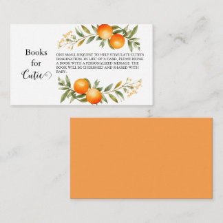 Orange You A Little Cutie Books for Baby Card