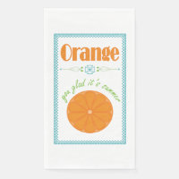 Orange You Glad It's Summer with Blue Border